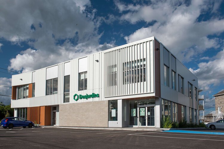 Caisse Desjardins à L’Ange-Gardien — réalisation UNICO